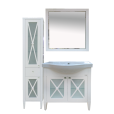 Анна - 40 Пенал 1 ящ. лев.со стеклом