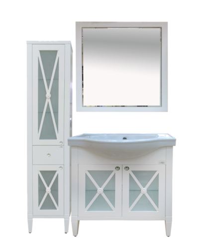 Анна - 40 Пенал 1 ящ. лев.со стеклом