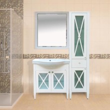 Анна - 40 Пенал 1 ящ. лев.со стеклом