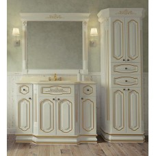 Астория Gold  - Пенал 60 бежевый матовый