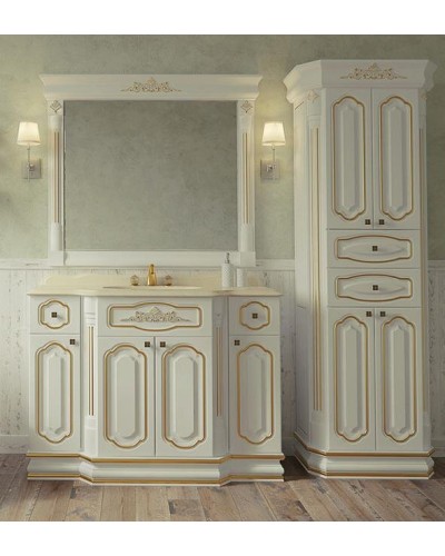 Астория Gold  - Пенал 60 бежевый матовый