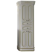 Астория Gold  - Пенал 60 белый глянцевый