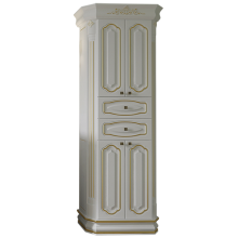 Астория Gold  - Пенал 60 белый глянцевый