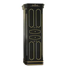 Астория Gold  - Пенал 60 черный глянцевый