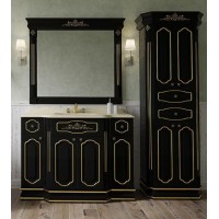 Астория Gold  - Пенал 60 черный глянцевый