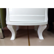 Дайна - 40 Пенал белый левый