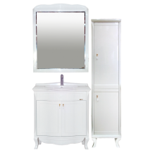 Дайна - 40 Пенал белый правый