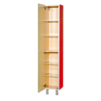 Джулия - 30 Пенал левый красный