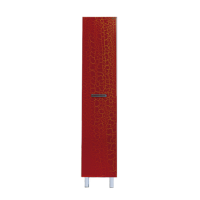 Джулия - 30 Пенал правый КРАКОЛЕТ красный