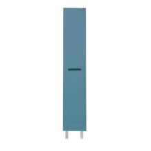 Джулия - 30 Пенал правый синий металлик