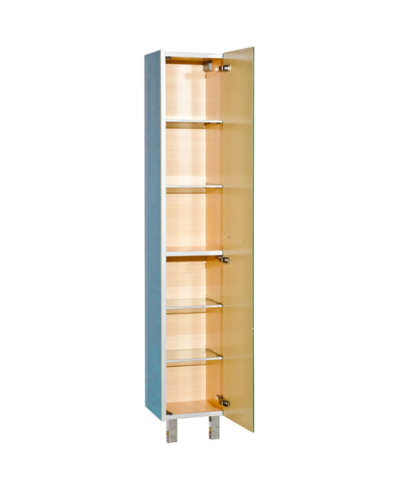 Джулия - 30 Пенал правый синий металлик