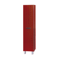 Джулия - 35 Пенал левый КРАКОЛЕТ красный