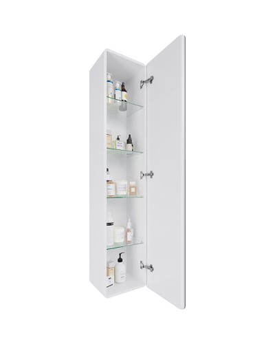 Шкаф пенал Dreja Point 40 99.9035 подвесной Белый