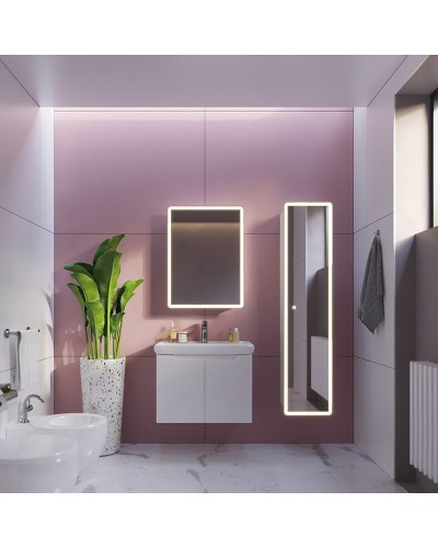 Шкаф пенал Dreja Point 40 99.9035 подвесной Белый