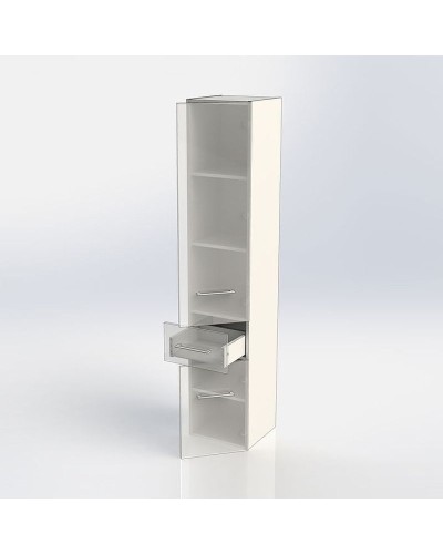 Шкаф пенал Aquanet Порто 35 L 201374 подвесной Белый