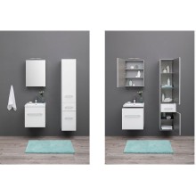 Шкаф пенал Aquanet Порто 35 L 201374 подвесной Белый