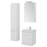 Шкаф пенал Aquanet София 35 L 207046 подвесной Белый глянец