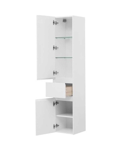 Шкаф пенал Aquanet Бруклин 35 L 209827 подвесной Белый