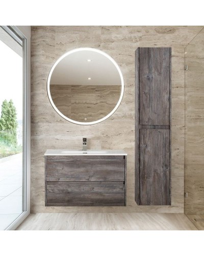 Шкаф пенал BelBagno Kraft 33 KRAFT-1600-2A-SC-PP-L подвесной Pino Pasadena