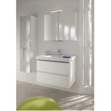 Пенал белый глянец с реверсивной зеркальной дверцей Jacob Delafon Odeon Up EB873-G1C