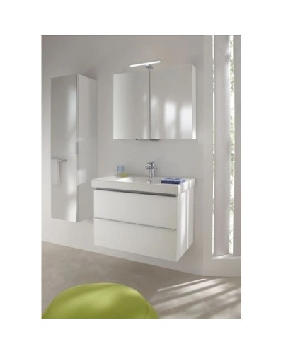 Пенал белый глянец с реверсивной зеркальной дверцей Jacob Delafon Odeon Up EB873-G1C