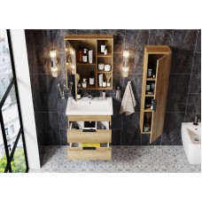 Шкаф пенал Onika Легран 30.10 403068 подвесной Дуб галифакс