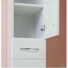 Шкаф пенал Onika Модерн 32.17 R 403212 с бельевой корзиной Белый