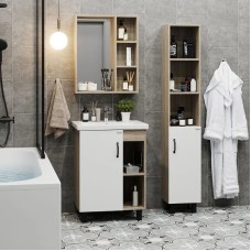 Шкаф пенал Onika Тимбер 30.01 403066 Белый матовый Дуб сонома