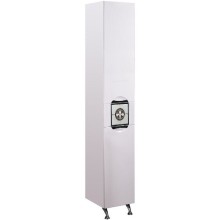 Шкаф пенал Onika Флорена 35.17 R 403517 с бельевой корзиной Белый