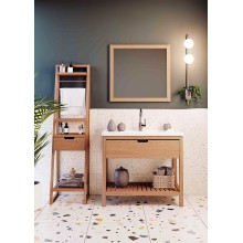 Шкаф пенал Creto Provence 49 9-1050W Wood