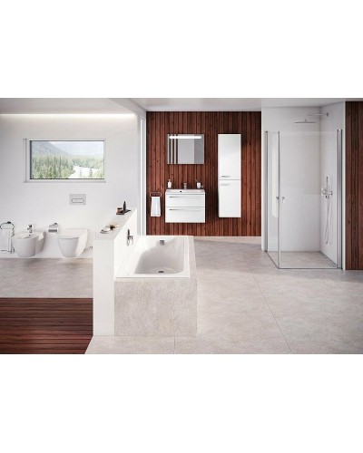 Шкаф пенал Ravak Chrome 39 R X000000543 подвесной Белый глянец