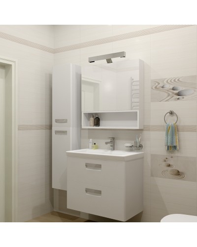 Шкаф пенал Roca The Gap 35 ZRU9302746 R подвесной Фиолетовый