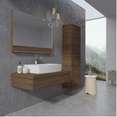 Шкаф пенал Ravak Formy 46 X000001262 подвесной Орех