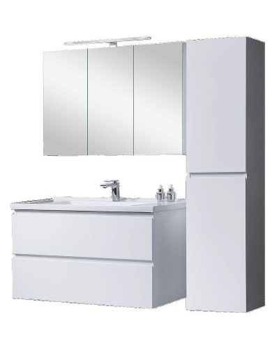 Шкаф пенал Orans BC-4023W 35 4023wuv005 Белый глянец