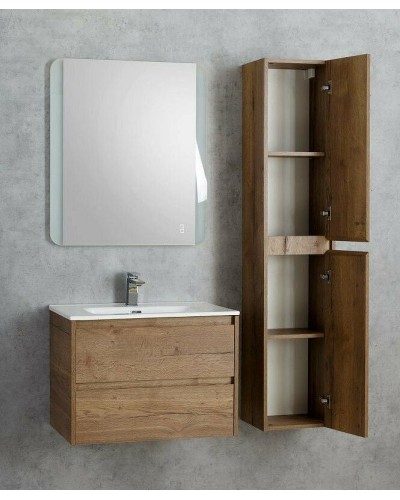 Шкаф пенал BelBagno Kraft 33 R KRAFT-1600-2A-SC-RT-R подвесной Rovere Tabacco