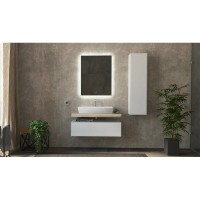 Пенал подвесной белый глянец Velvex Felay ppFEL.120-21.43