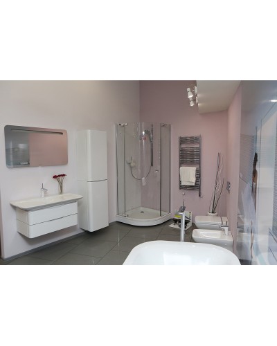 Шкаф пенал Duravit PuraVida 46 R PV9206R8585 подвесной Белый глянцевый