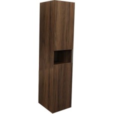 Шкаф пенал Comforty Бордо 40 00-00007266 подвесной Дуб темно-коричневый