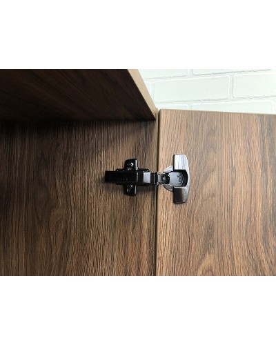 Шкаф пенал Comforty Бордо 40 00-00007266 подвесной Дуб темно-коричневый