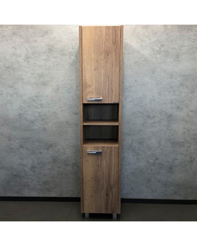 Шкаф пенал Comforty Марио 40 00-00004160 Дуб темный