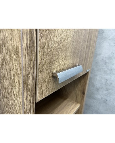 Шкаф пенал Comforty Марио 40 00-00004160 Дуб темный