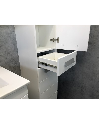 Шкаф пенал Comforty Модена М 35 00-00001645 Белый матовый