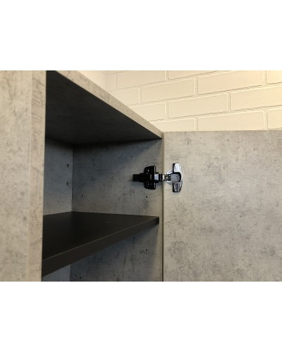 Шкаф пенал Comforty Франкфурт 40 00-00006505 подвесной Бетон светлый