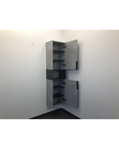 Шкаф пенал Comforty Франкфурт 40 00-00006505 подвесной Бетон светлый