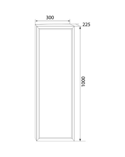 Шкаф пенал Marka One Milacco 30П R У83977 Blue Marble