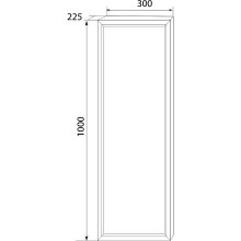 Шкаф пенал Marka One Milacco 30П L У73201 Pure White