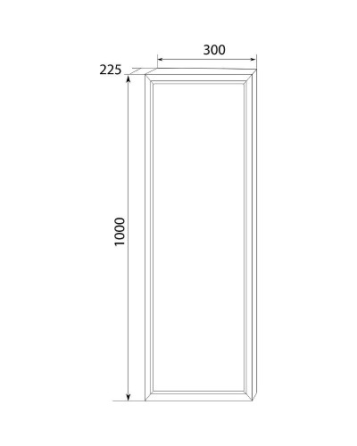 Шкаф пенал Marka One Milacco 30П L У73201 Pure White