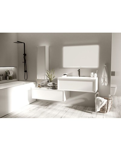 Шкаф пенал Marka One Milacco 30П L У73201 Pure White