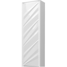 Шкаф пенал Marka One Glace 30П L У73578 Белый глянцевый