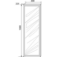 Шкаф пенал Marka One Glace 30П R У73577 Белый глянцевый